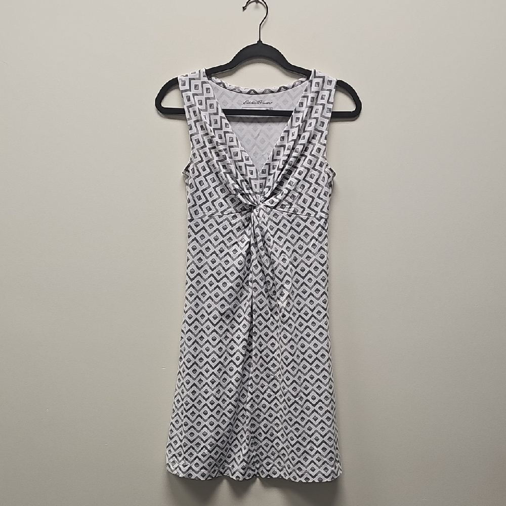 Eddie Bauer Monochrome Geometric Mini Dress